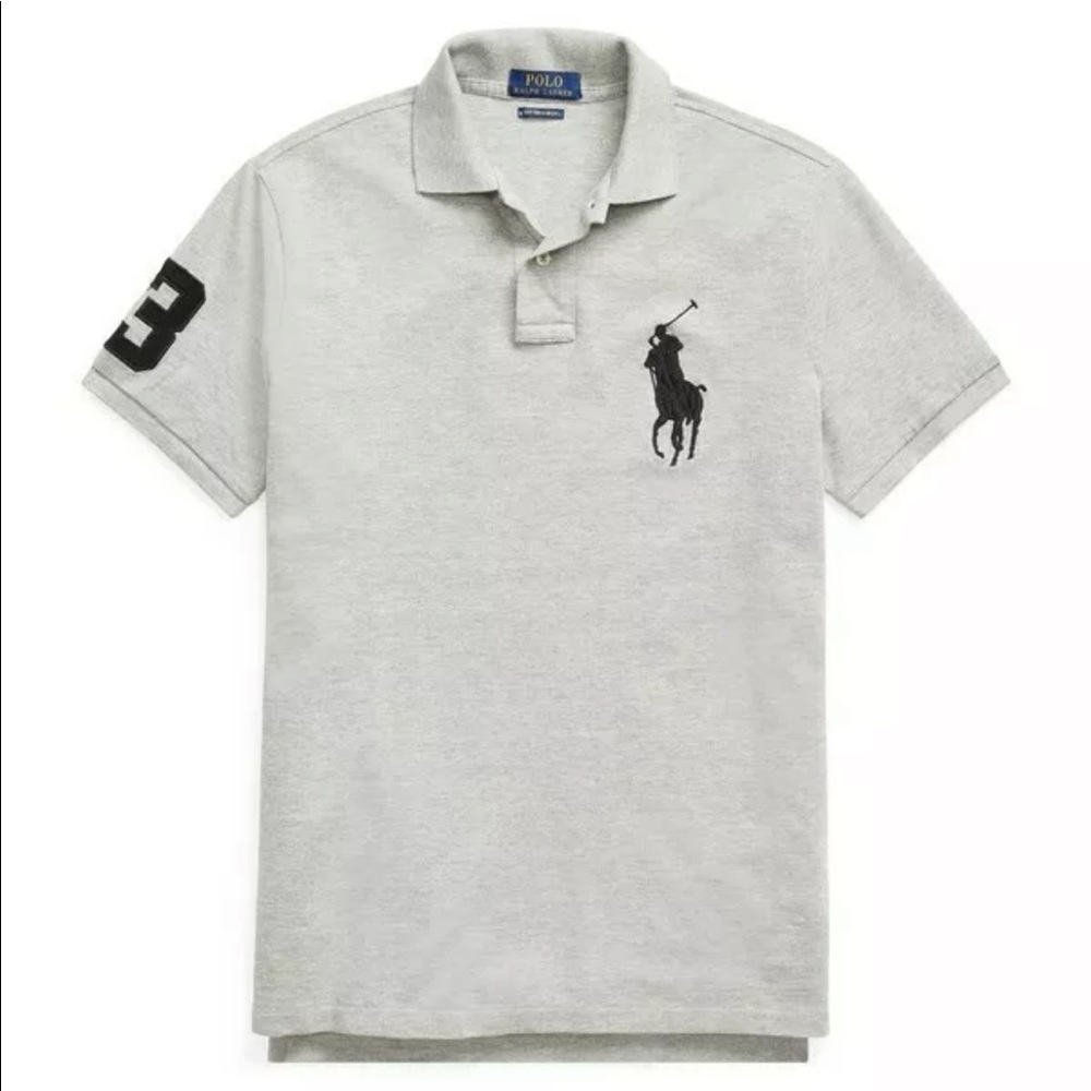 Men Polo Ralph Lauren BIG PONY Mesh Polo Shirt - S M L XL XXL - REGULAR FIT